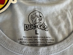 BUC-EES Beach Scene~ Men’s Large Lt. Blue Tank Top