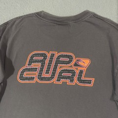 Rip Curl Surf Surfing Skate Vtg 3D Y2K Wave Sports Grey T Shirt -L