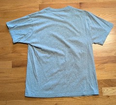 NYPD NEW YORK CITY POLICE DEPT Graphic T-Shirt Gray Adult Large Y2K