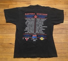 Vintage 1991 NBA Finals Bulls Lakers Salem T-Shirt Jordan Magic NBA 90s Men’s L