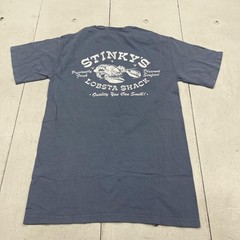 ComfortWash Stinky’s Lobsta Shack Shirt Mens Small Blue Lobster Graphic Tee
