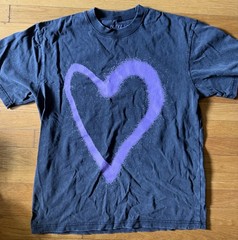 Hayley Williams Bachelorette Party Tour – Heart Paint T-Shirt Medium Paramore