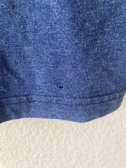 Carhartt Pocket Henley Tee Men Medium Blue Short Sleeve Workwear Casual Logo