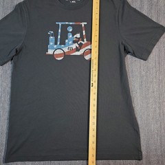 Travis Mathew T-Shirt Flag Flyer 4th of July Tee Men’s L Black Golf Cart USA
