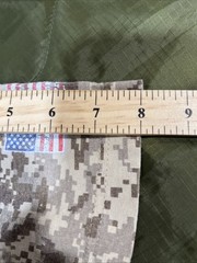Atlanta Braves Digital Camo T‑Shirt Large Code 5 Flag Sleeve Distressed Military
