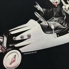 2001 RON ENGLISH X KISS POPAGANDA BLACK T-SHIRT XL ANVIL USA MUSIC TOUR ART (20)
