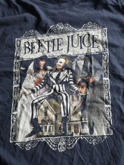 Navy Blue Beetlejuice T-Shirt, Size 3X