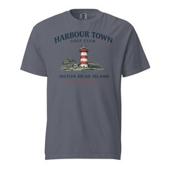 Harbour Town Golf Shirt Comfort Colors Hilton Head Lighthouse Tee