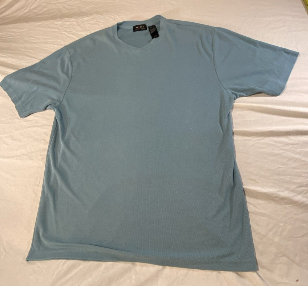 Access A Claiborne Company Short Sleeve Blue Tshirt Men’s Size Large