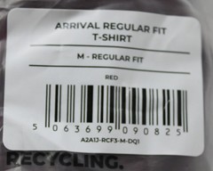 Gymshark Men’s Regular Fit Arrival T Shirt BM7 Red Medium NWT