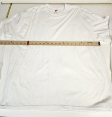 Lot 3Hanes t-shirt Mens XL Shirts 1 Short /2 Long Sleeve Hanes Striped Red White