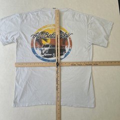 Official Pi Beta Phi Sorority Fall Formal VW Van Beach Sunset Shirt Medium Vtg.