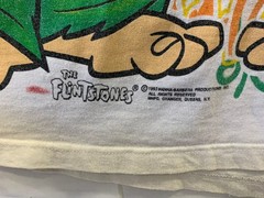Vtg 1993 The Flintstones T-Shirt Fred & Barney Hip Hop Graffiti Art Men’s XL#241