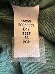 Duluth Trading Co Mens T-Shirt Green Short Sleeve Cotton Size L Pencil Pocket
