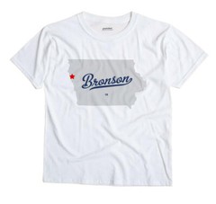 Bronson Iowa IA T-Shirt MAP