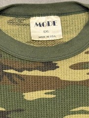 MODE 6XL USA Made Camo Thermal Layered Shirt Gorpcore Hunting