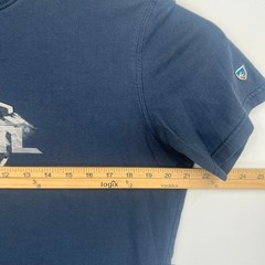 Kuhl Men’s Wildfibre Organic Cotton Mountain Graphic T-Shirt Blue Size Medium