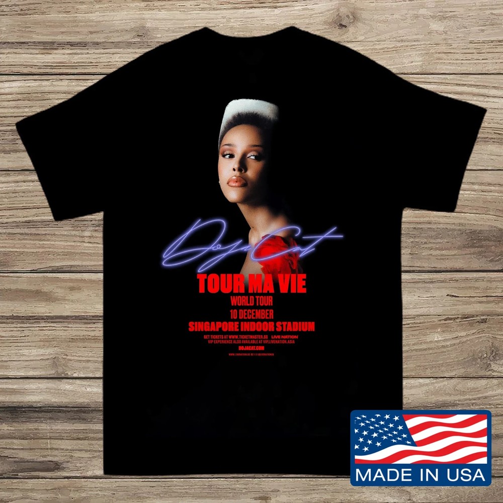 New Doja Cat Tour Ma Vie World Tour Gift For Fan T-shirt All size S to 5XL IA630