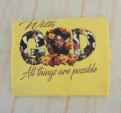 CUSTOM DTF PRINTED T SHIRTS (SIZES MED / LG / XL)