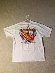Vintage Eliminator Custom Boats T XL White Speed Boat Racing Graphic Allstyle