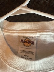 Vintage Hard Rock Cafe T Shirt Mens Large White San Francisco USA EUC
