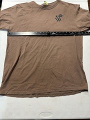 Econscious Mens Xlarge Xl Organic Cotton Short Sleeve T-Shirt Brown Bee Echo