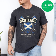 Scotland World Cup 2026 Football Fan T Shirt Scottish Soccer Graphic Tee