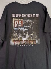 G54 Design Apparel Tultex Tombstone Arizona Territory AGraphic T-shirt Size XL