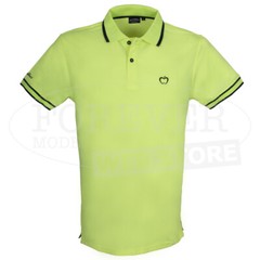 Men’s Pole Kisses Hugs with Logo Embroidered & Print Neck Edges Fluo Art.