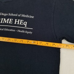 UC San Diego School of Medicine PRIME HEq Unisex Navy Blue Graphic Shirt Size M