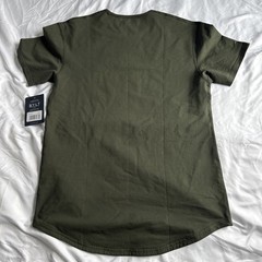 BYLT Drop Cut Lux T-Shirt Men’s Large Dark Green Short Sleeve Performance – NWT