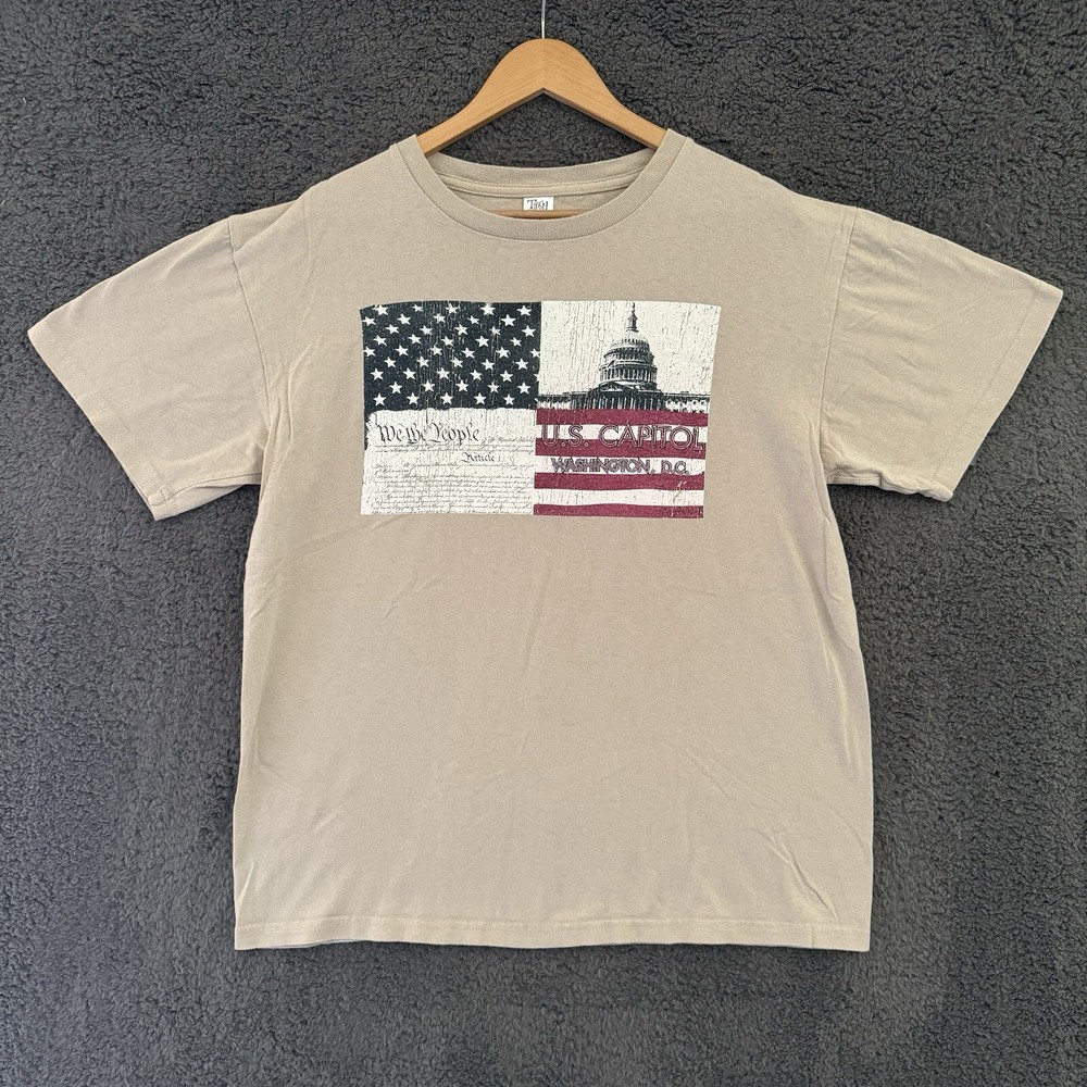 Vintage T-shirts Made in USA Y2K 90s U.S. Capitol Washington Size Large