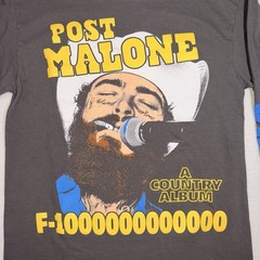 Post Malone F-1 Trillion VIP Long Sleeve Shirt Small 2024 Country Album Tee