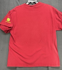 John Deere Men’s Short Sleeve Graphic T-Shirt Size Large Red 3 Tractors