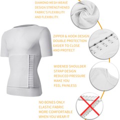 Fajas Para Hombres Faja Reductora De Hombre Body Shaper Tummy Control Tee Shirt