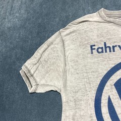 Volkswagen T Shirt Mens Large Gray Fahrvergnügen Graphic Logo Casual Crew Neck