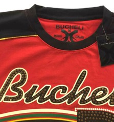 Men’s Bucheli T Shirt,Italian Style,Cotton Slim Fit,Stretch S XL….A26.A