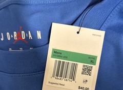 Nike Air Jordan Blue T-Shirt Jumpman Logo HV3894-459 Men’s XL NWT