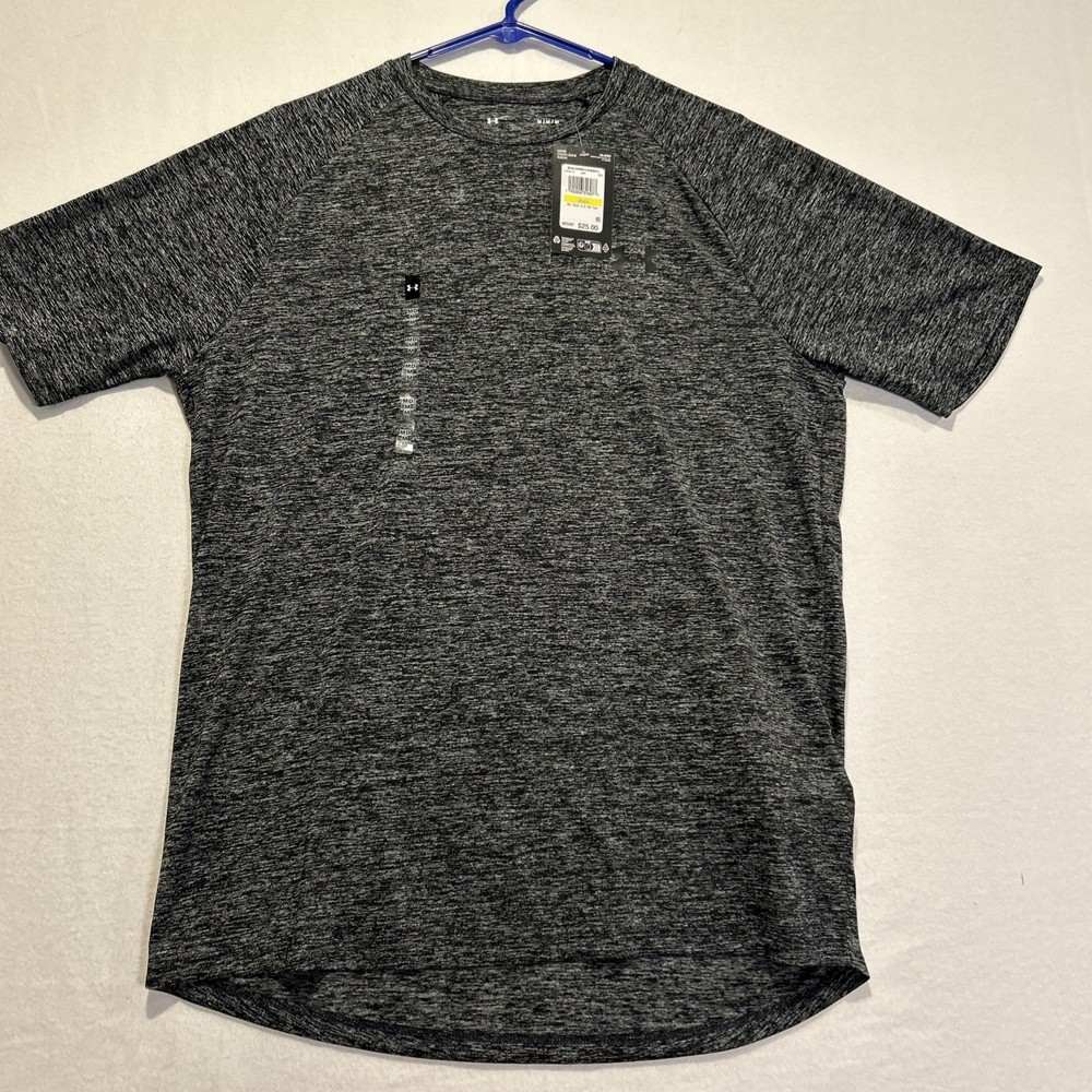 Under Armour Mens Athletic UA Tech 2.0 T-Shirt Short Sleeve 1326413-002 Medium