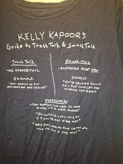 Ripple Junction The Office Kelly Kapoor’s Guide to Trash Talk Navy Blue Shirt XL
