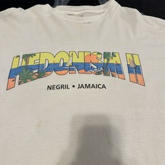 VINTAGE Hedonism II Resort Shirt Negril Jamaica Oversized Puff Print Tropical
