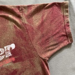 2010s Tee Luv Dr. Pepper T Shirt Mens Large Maroon Bleach Dye Soda Pop Promo