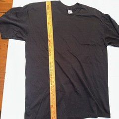 SINGLE STITCH DUKE ATHLETIC Mens 2XL Black Blank Tshirt (Modern XL) USA 80s 90’s