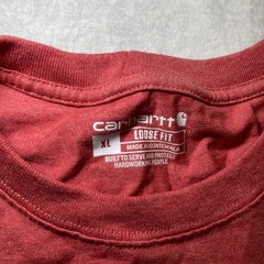 Carhartt K231 Loose Fit Long Sleeve Logo T-Shirt XL Heather Red Spring 2021