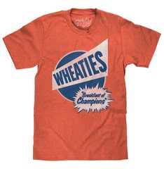 Wheaties Breakfast of Champions Mens T Shirt Orange