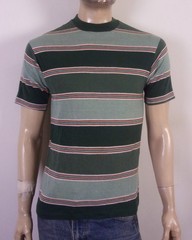 vintage 50s 60s Innovation by National Striped T-Shirt single stitch Surf L