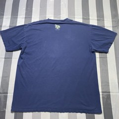 Vintage Y2K Life Is Crap Parody Joke Humor Shirt Size XL Blue