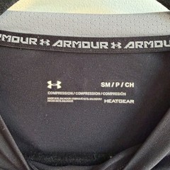 Under Armour HeatGear Compression Shirt Black Mens S Short Sleeve Athletic