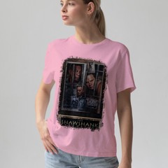 The Shawshank Redemption (1994) Movie Poster Inspired T-Shirt Retro Tee Unisex