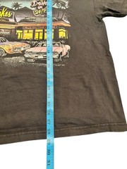 J Galt Shirt Mens One Size Black 1984 Al Burgers Drive In Vintage 80s USA T Shir